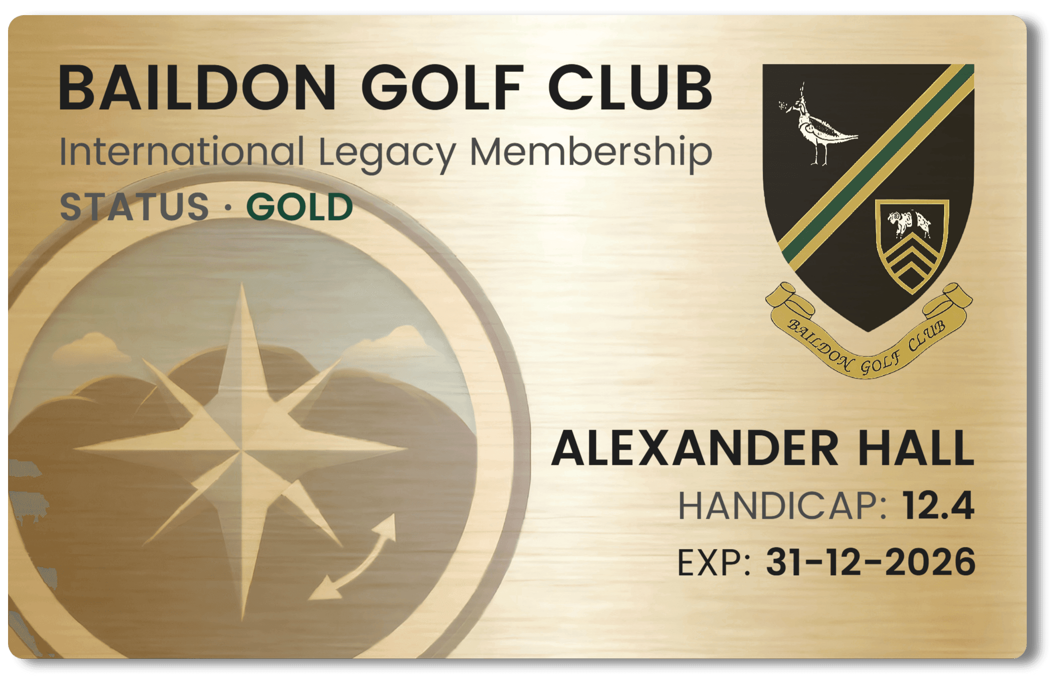 Die Legacy Collection – golf fernmitgliedschaft membership – LEGACY Gold– WHS-Handicap
