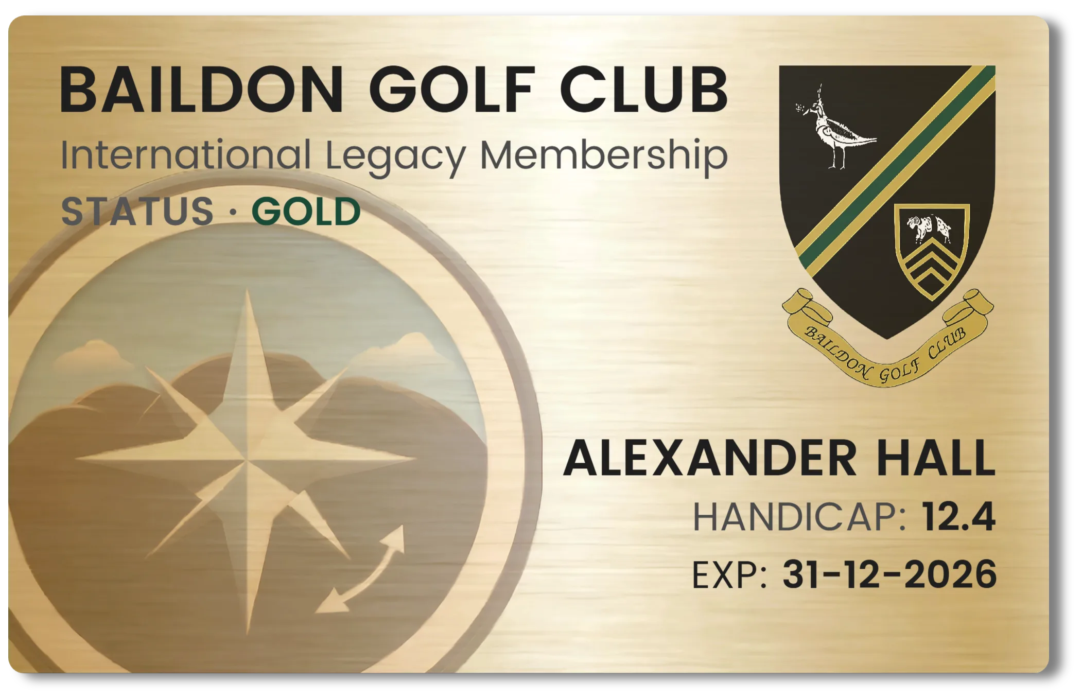 Die Legacy Collection – golf fernmitgliedschaft membership – LEGACY Gold– WHS-Handicap
